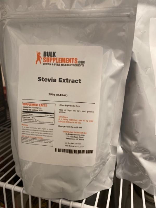 Stevia Extract - Customer Photo From David S.