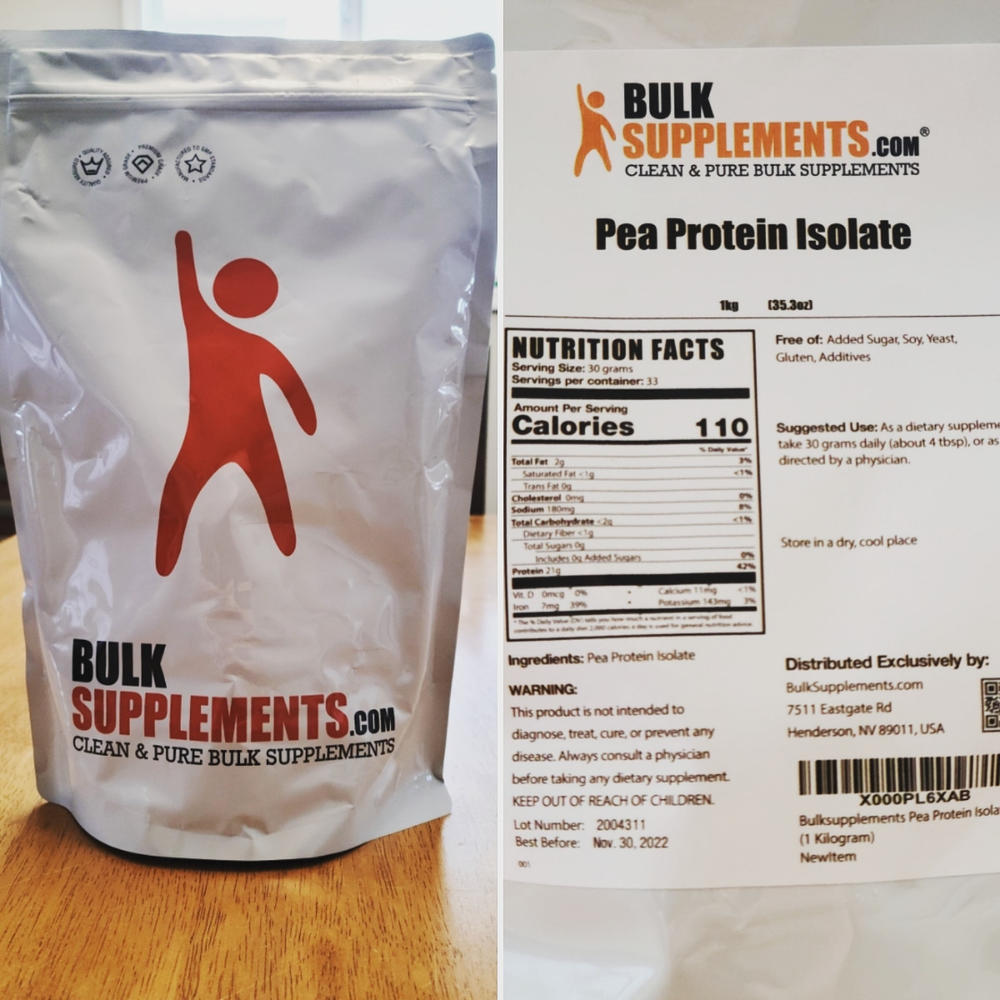 Pea Protein Isolate - Customer Photo From Nicholas Flack