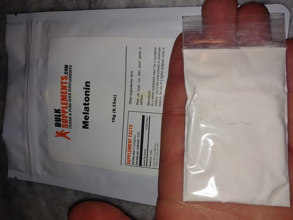 Melatonin Powder - Pure Bulk Vitamins and Supplements - PureBulk, Inc.