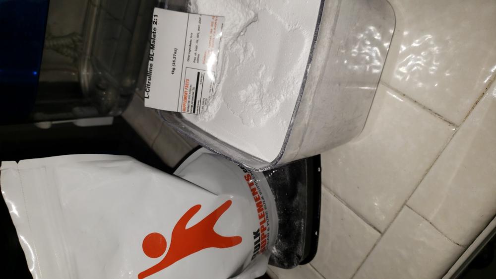 L-Citrulline DL-Malate 2:1 - Customer Photo From Ben Campos