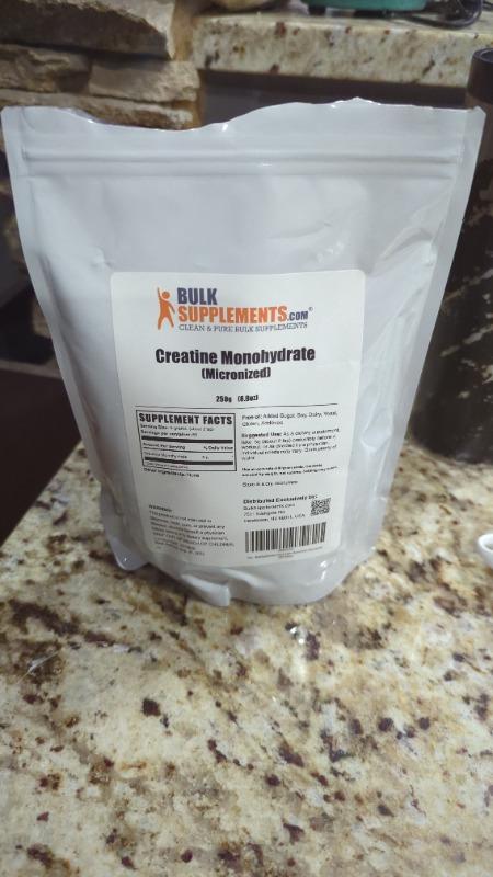 Creatine Monohydrate (Micronized) - Customer Photo From ZACH LIBENGOOD