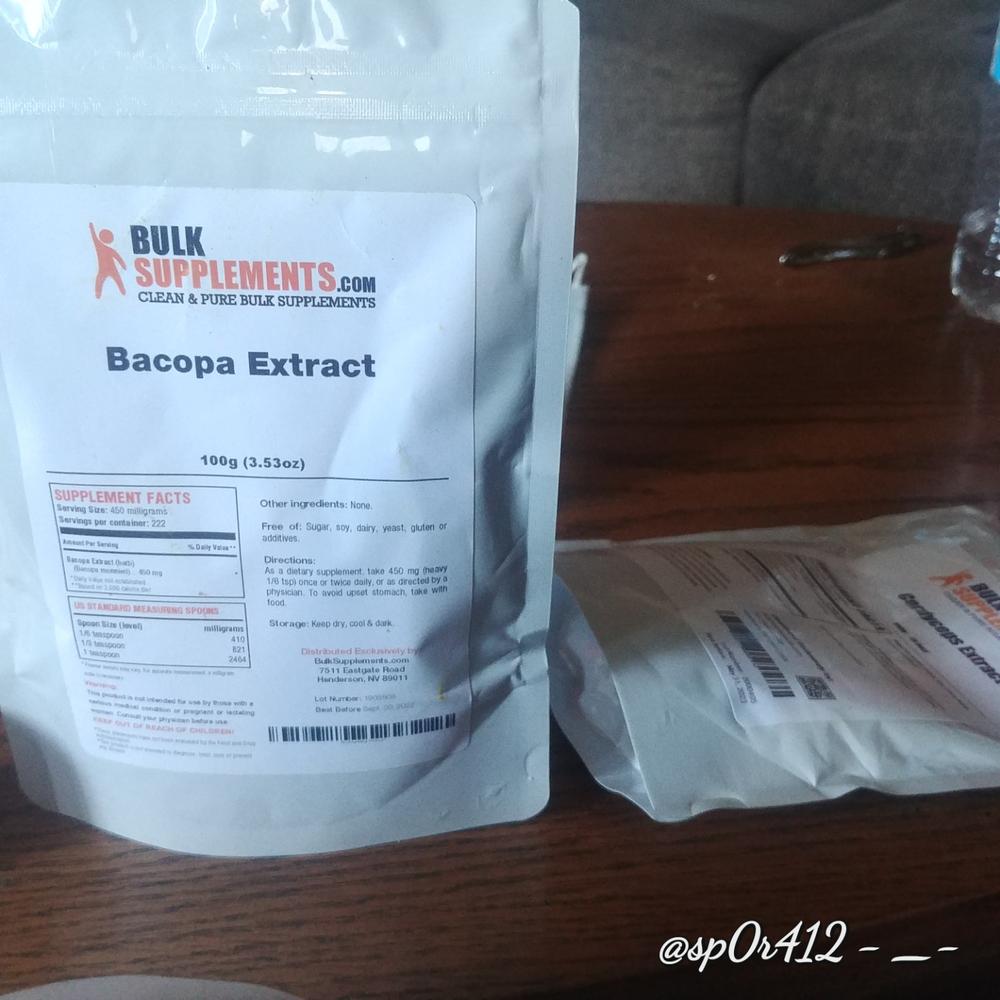 Bacopa Extract (50% Bacosides) - Customer Photo From Lauren Bailey