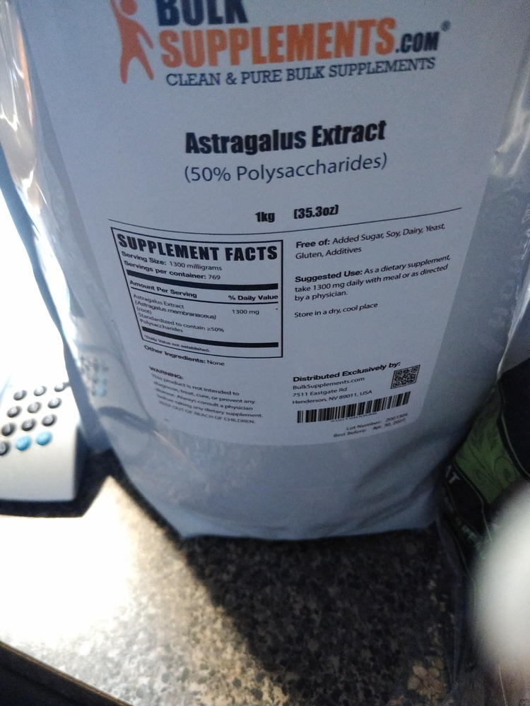 Astragalus Extract - Customer Photo From Marvin McAllister