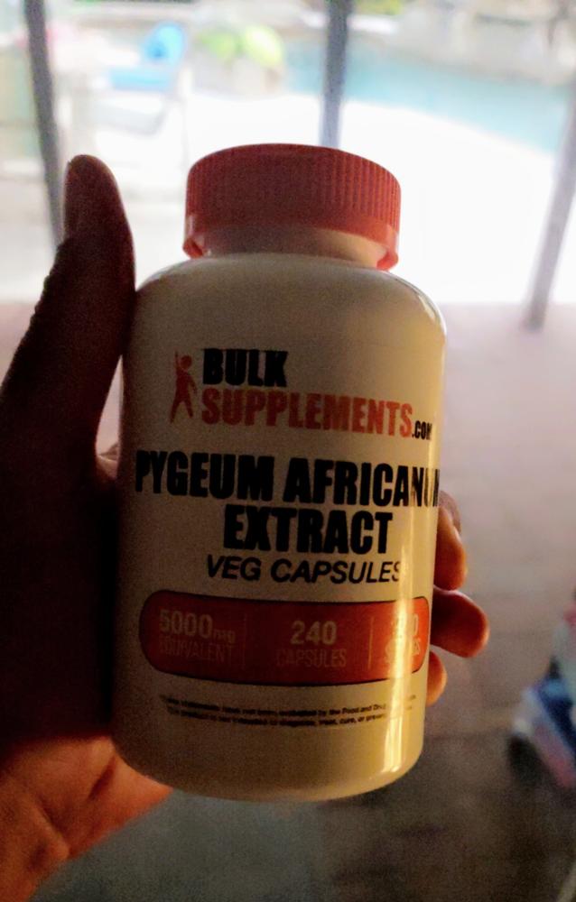 Pygeum Africanum Extract Capsules - Customer Photo From Joseph Williams