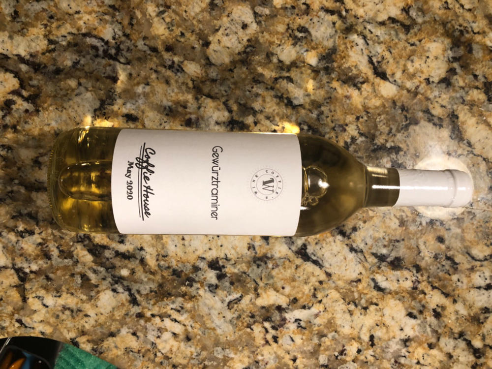 Gewurztraminer | Medium-Bodied White Winemaking Kit (5.2 L | 175.83 oz) - Customer Photo From Will Coffie