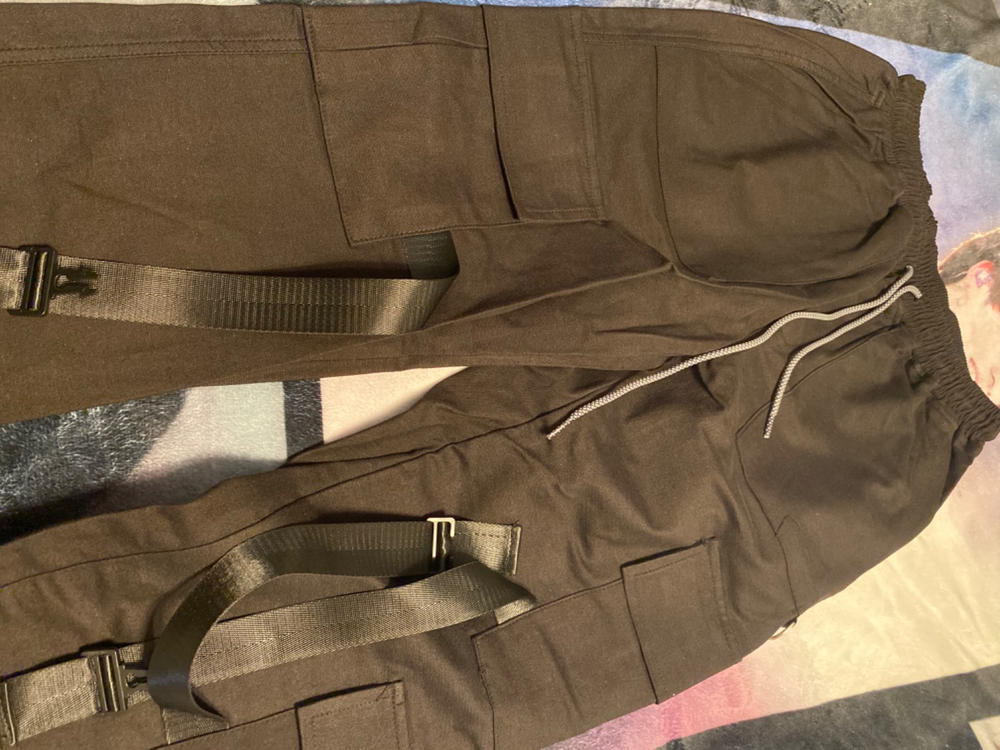 paul triple pocket strap cargo pants