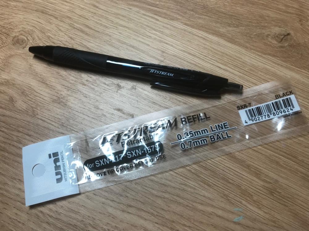 Uni Jetstream SXR-7 Ballpoint Pen Refill - 0.7 mm - Customer Photo From Angie Triantafyllopoulos