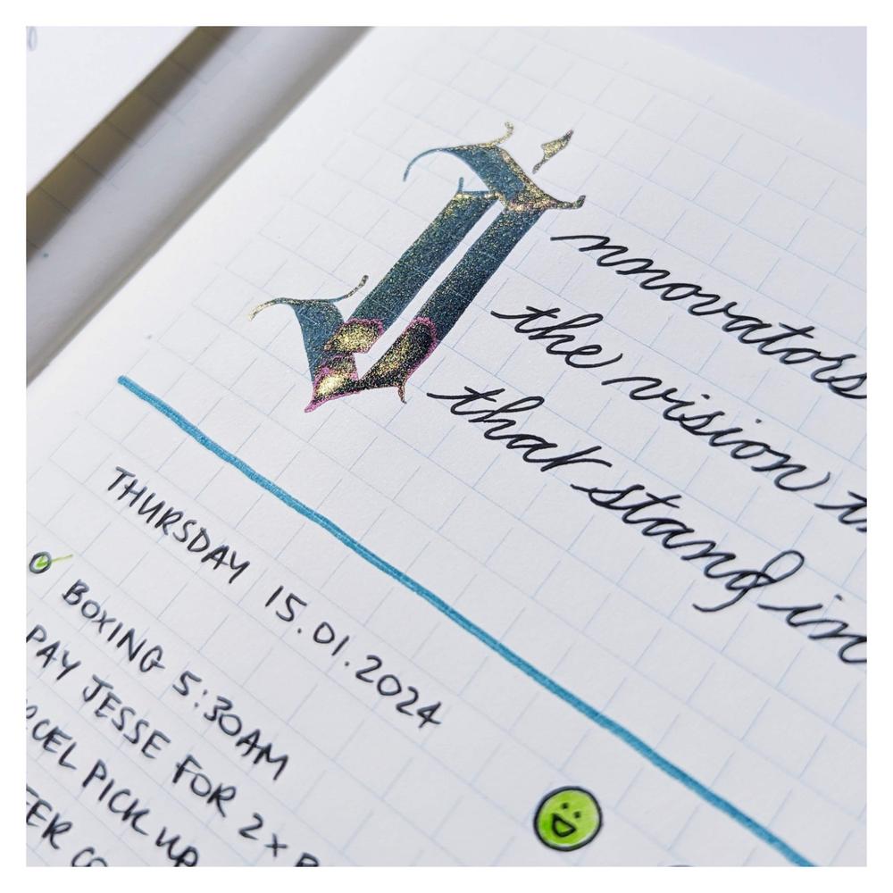 Midori MD Notebook - 5 mm Grid - A5 - Customer Photo From Vivian Castillo