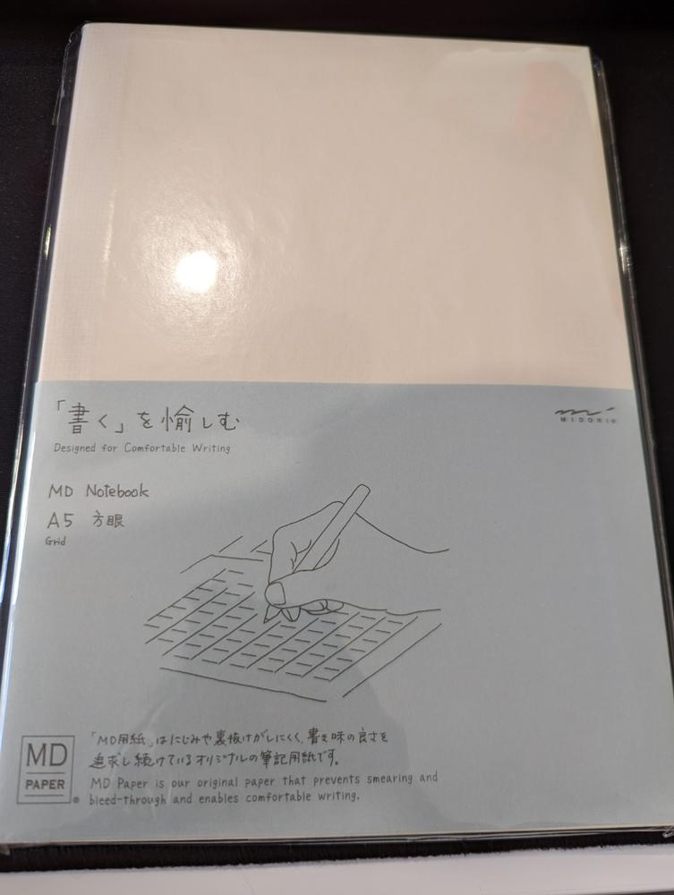 Midori MD Notebook - 5 mm Grid - A5 - Customer Photo From Takuma Negi