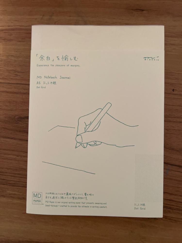 Midori MD Notebook - Dot Grid - A5 - Customer Photo From Caroline Ashton