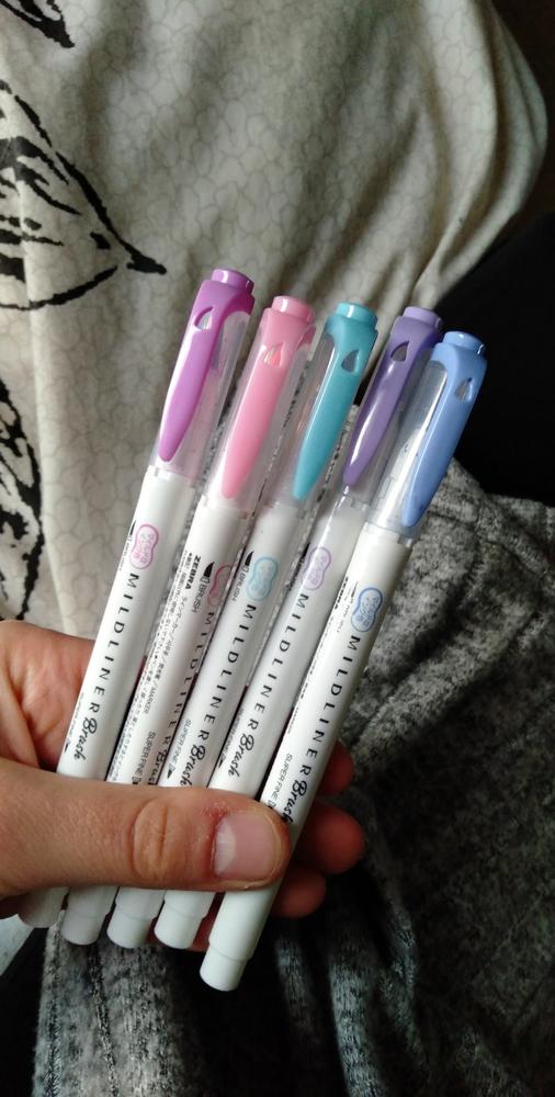 Zebra Mildliner Double-Sided Brush Pen - Fine/Brush Tip - Customer Photo From Faith Lawes