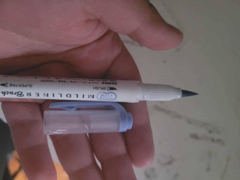 Zebra Mildliner Double-Sided Brush Pen - Fine/Brush Tip - Customer Photo From Jasmine Tenemas