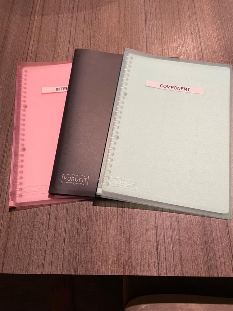 Maruman Kurufit Loose Leaf Paper Binder - 26 Rings - B5 - Customer Photo From Kit Lee