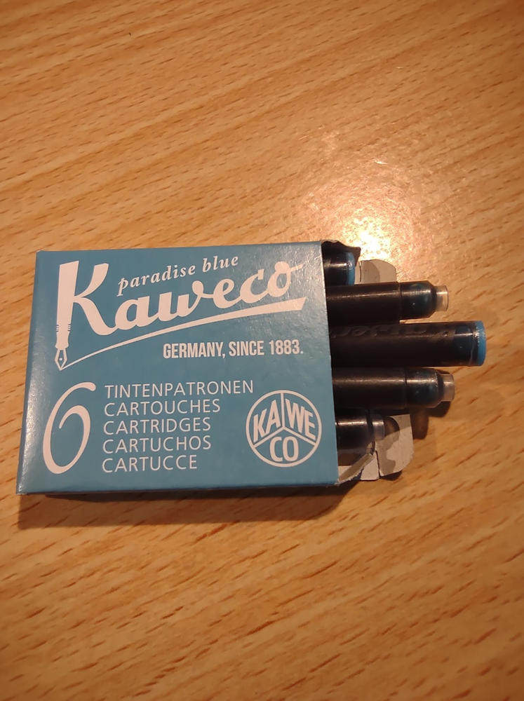 Kaweco Fountain Pen Ink Cartridges - Pack of 6 - Customer Photo From Theresa Davis