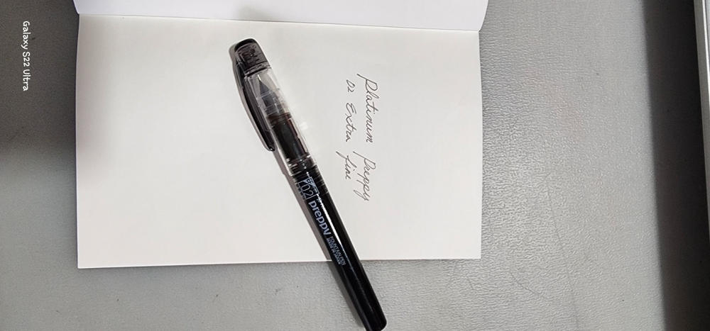 Platinum Preppy Fountain Pen - Black - 02 Extra Fine Nib - Customer Photo From Mia Kim