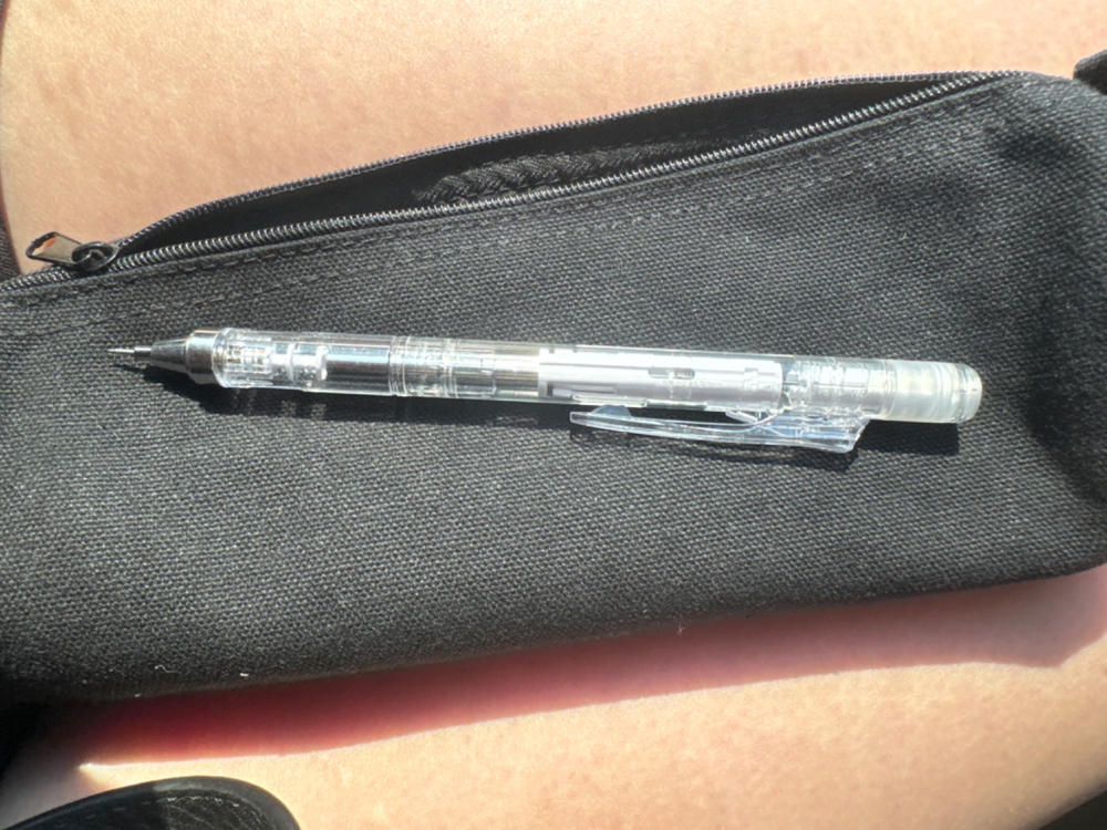 Tombow Mono Graph Shaker Mechanical Pencil - Clear Colour - 0.5 mm - Customer Photo From Poppy Turner