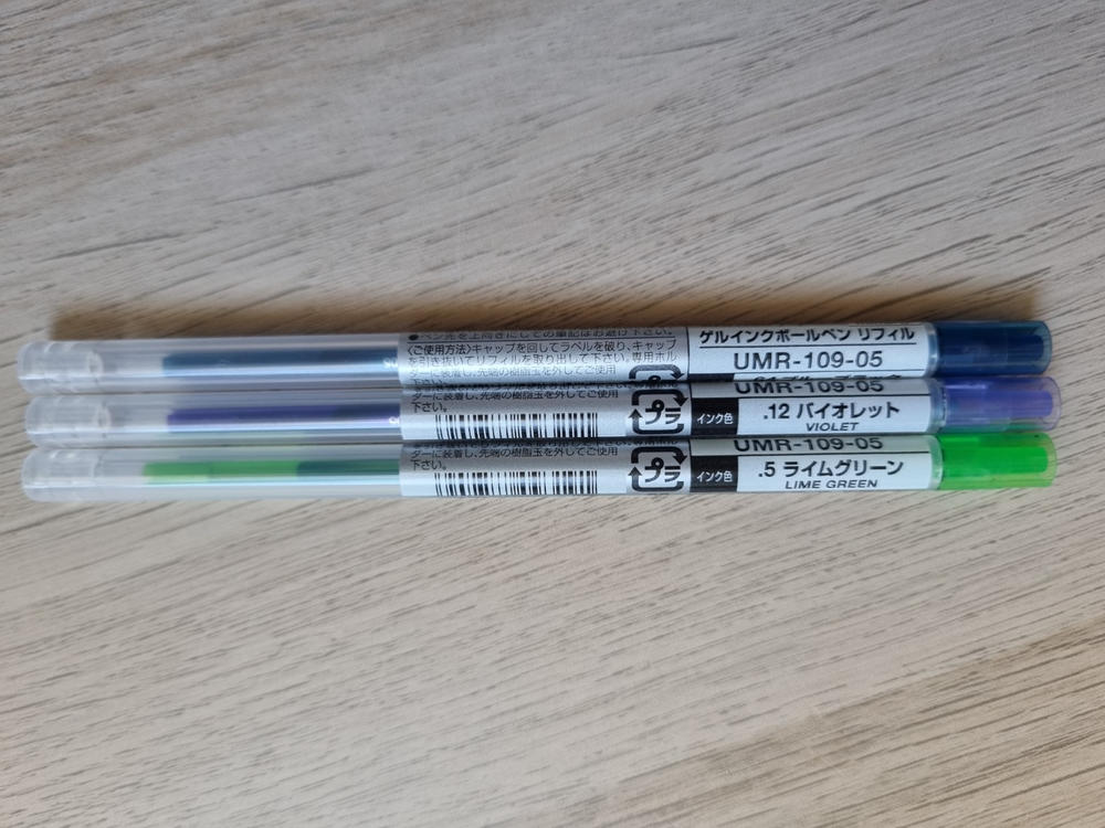 Uni UMR-109-05 Style Fit Gel Multi Pen Refill - 0.5 mm - Customer Photo From Ashleigh Teoh