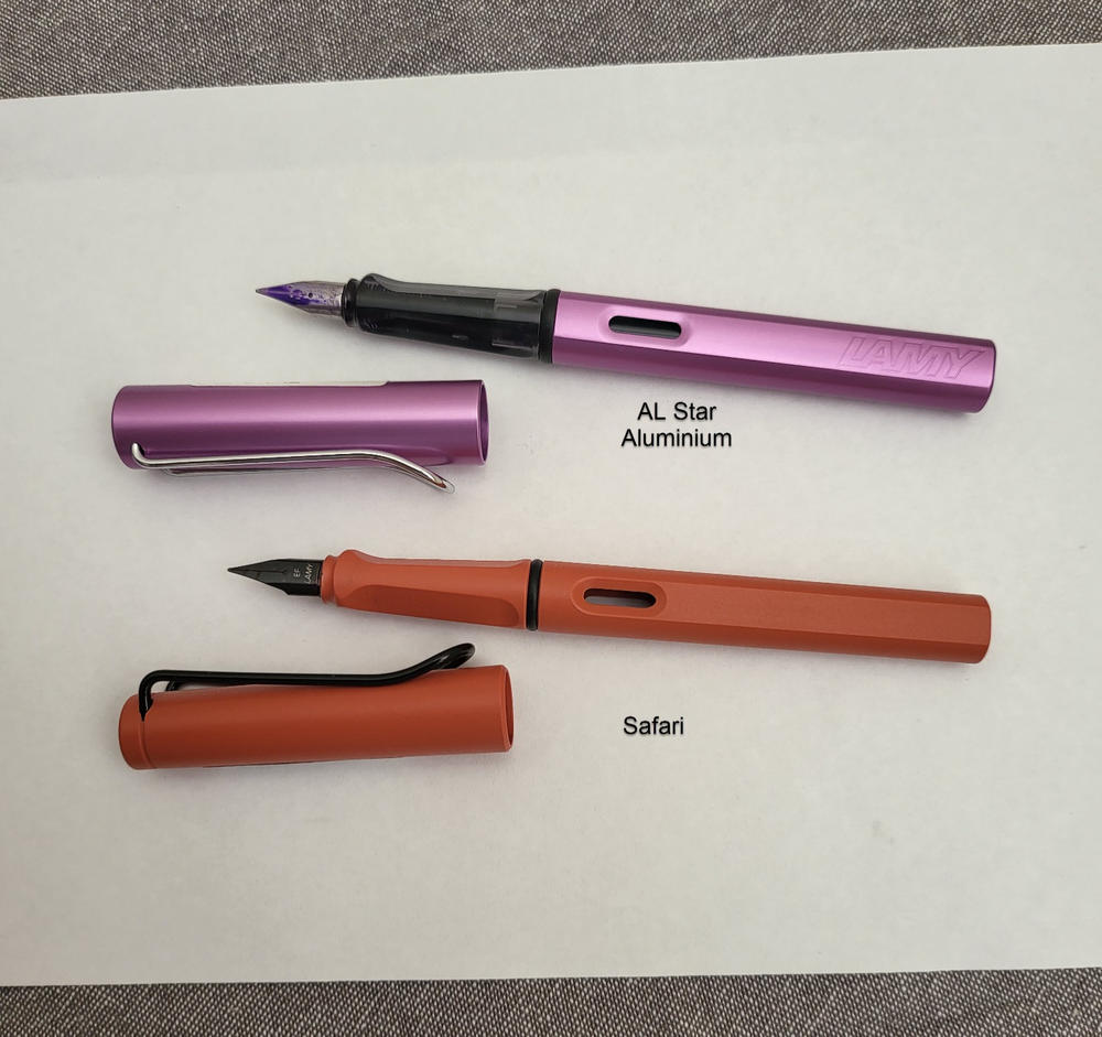 Lamy AL-Star Aluminium Fountain Pen - Limited Edition - Lilac - Fine Nib - Customer Photo From HseuhFun Chang