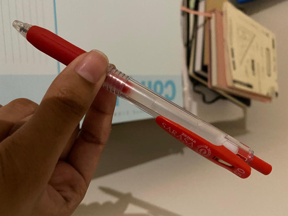 Zebra Sarasa Push Clip Gel Pen - 0.5 mm - Customer Photo From Anwesha Karmakar
