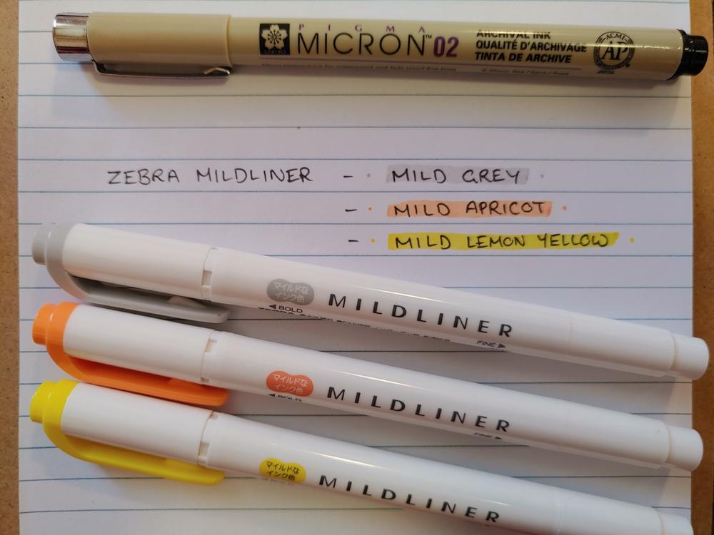 Zebra Mildliner Double-Sided Highlighter - 25 Colours - Customer Photo From Haley Rooney