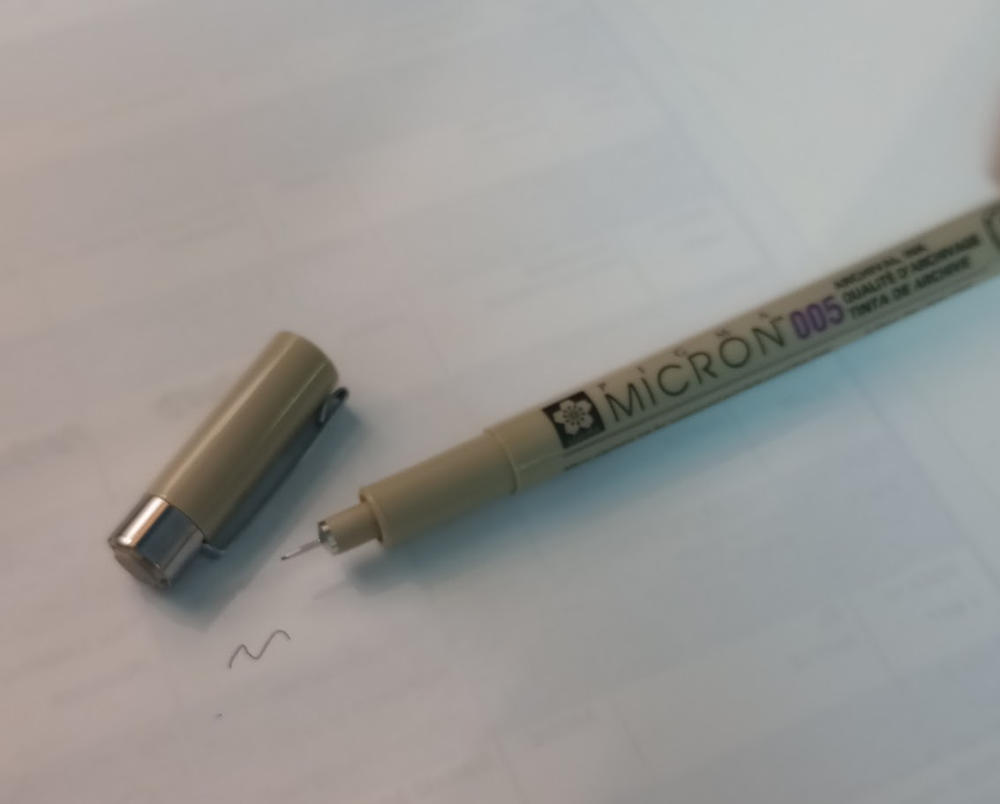 Sakura Pigma Micron Fineliner Pen - Black Ink - Customer Photo From Savannah McDowell