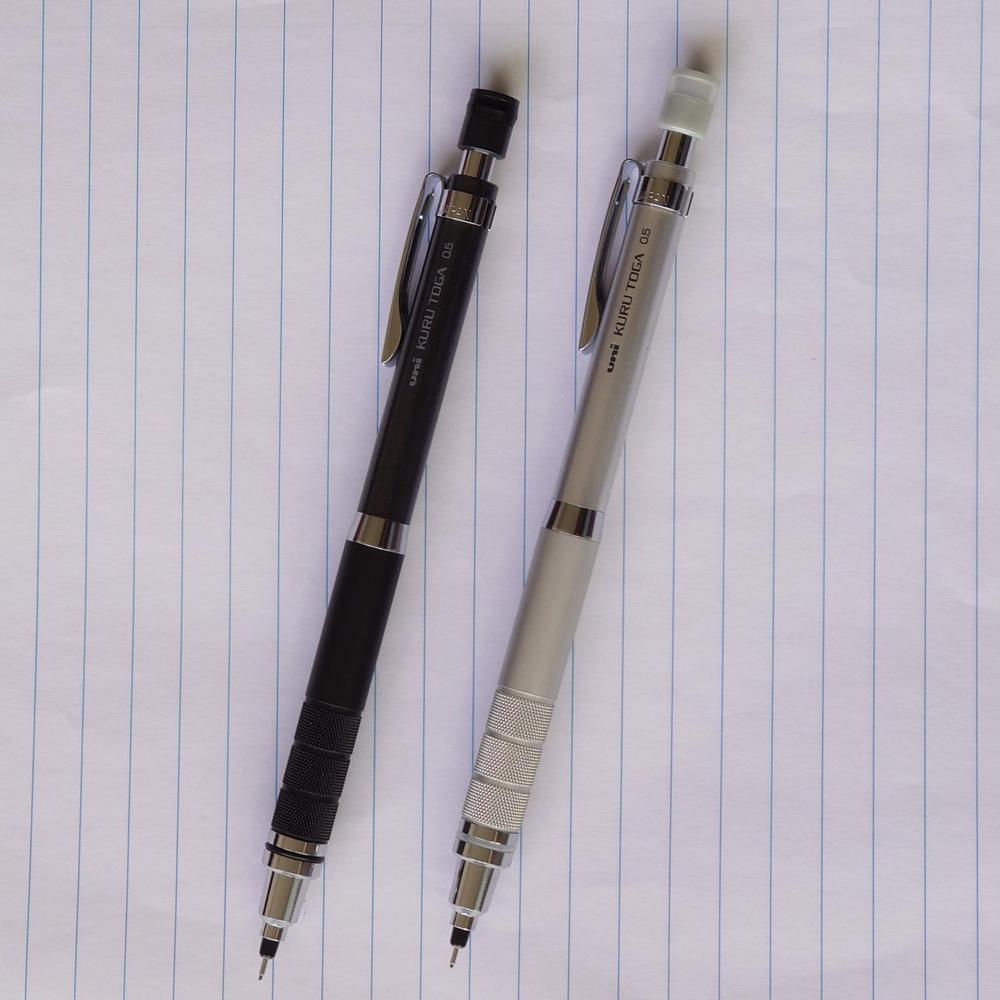 Uni Kuru Toga Roulette Mechanical Pencil - Silver - 0.5 mm - Customer Photo From Wai Ip Peters Chan