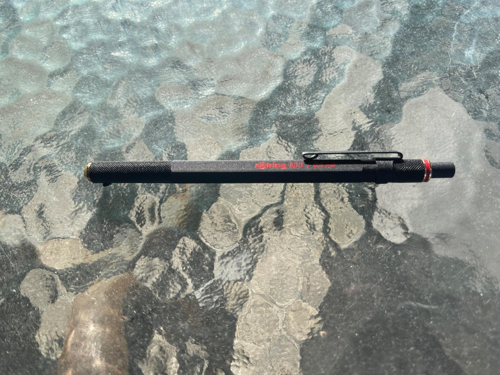 Rotring 800 Retractable Drafting Pencil - Black Barrel - 0.5 mm/0.7 mm - Customer Photo From Peter Sinclair
