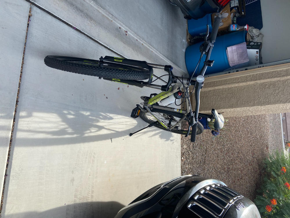 2021 Polygon Premier 5 - Grey/ Lemon - 27.5 inch Mountain Bike - Customer Photo From GARY MOORE