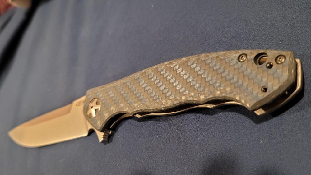 Zero Tolerance 0452BLUCF (CPM MagnaCut, Drop Point, Stonewashed