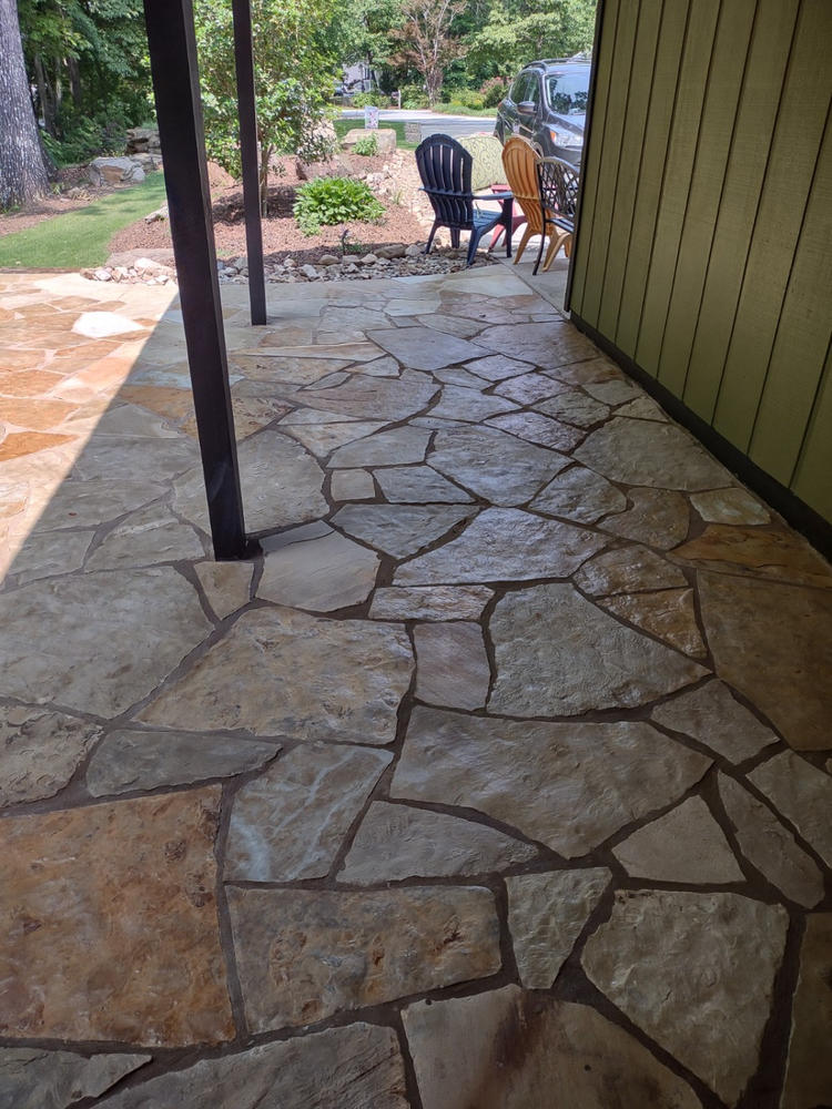 DOMINATOR STONE+ GLOSS - Wet Look Satin Finish Stone Sealer and Clay Brick Sealer - Customer Photo From Terri Baumann