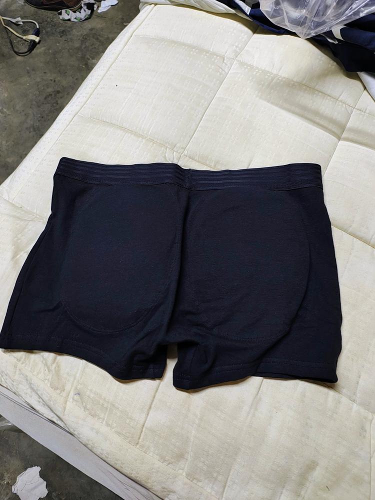 Padded Boxer Brief + Smart Package Cup - Customer Photo From Oscar B.