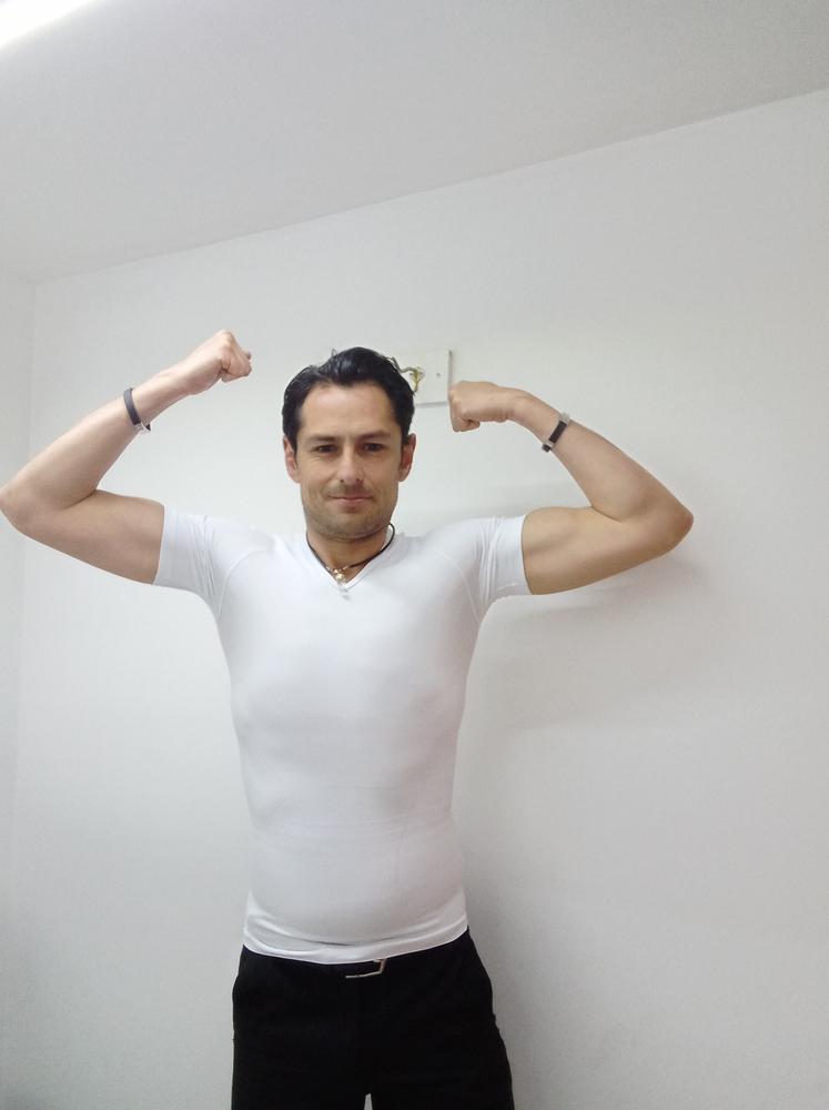 Cotton Compression T-Shirt - Customer Photo From Robin K.