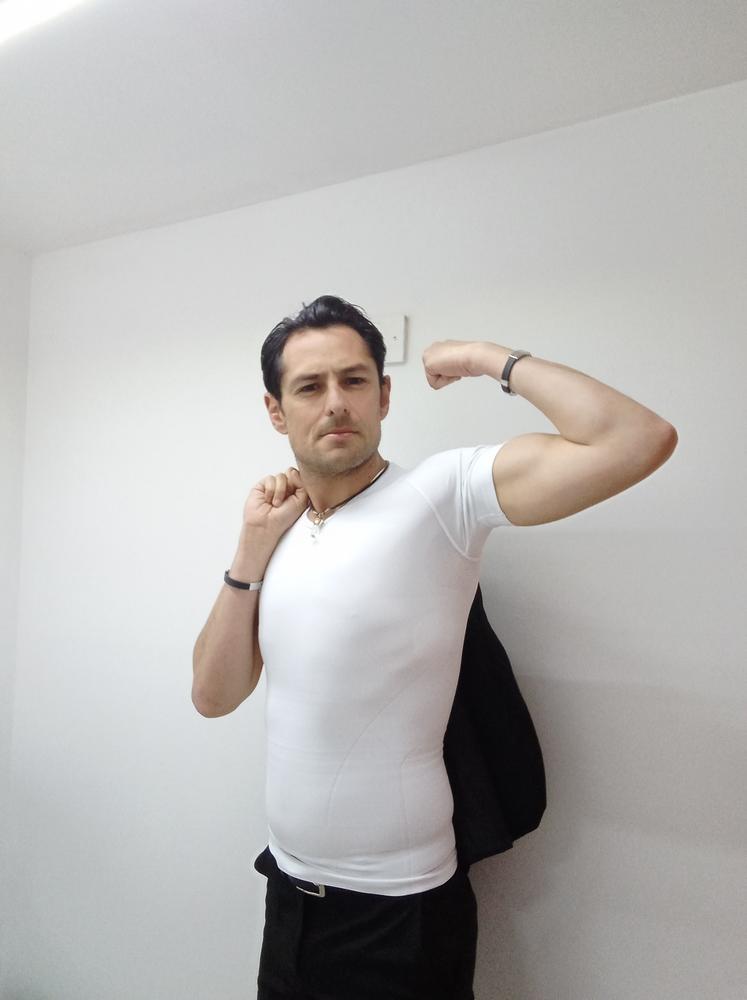 Cotton Compression T-Shirt - Customer Photo From Robin K.