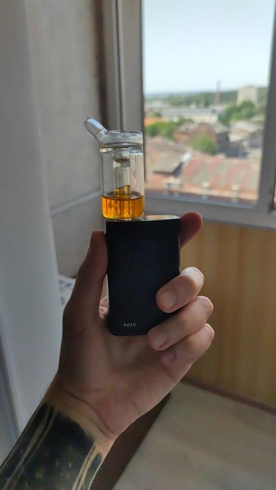 POTV Gordito Mini Bubbler Glass - Customer Photo From Denis