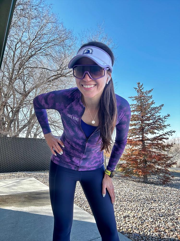 Rise Thermo Pocket Leggings Dark Plum - Customer Photo From Libby Dykes