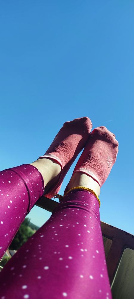 Summit Hike Low Ankle Socks - Pink Hibiscus - Customer Photo From TEMI TIŠLER