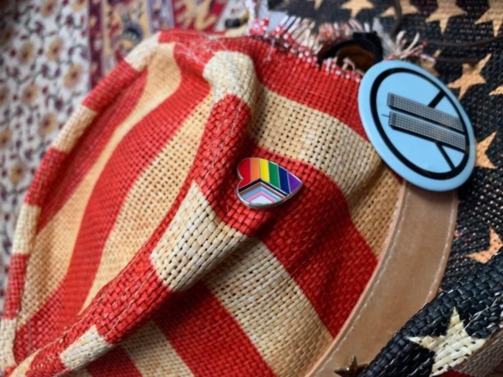 Power of Pride Pins - Customer Photo From J. Gelber
