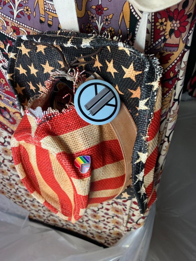 Power of Pride Pins - Customer Photo From J. Gelber