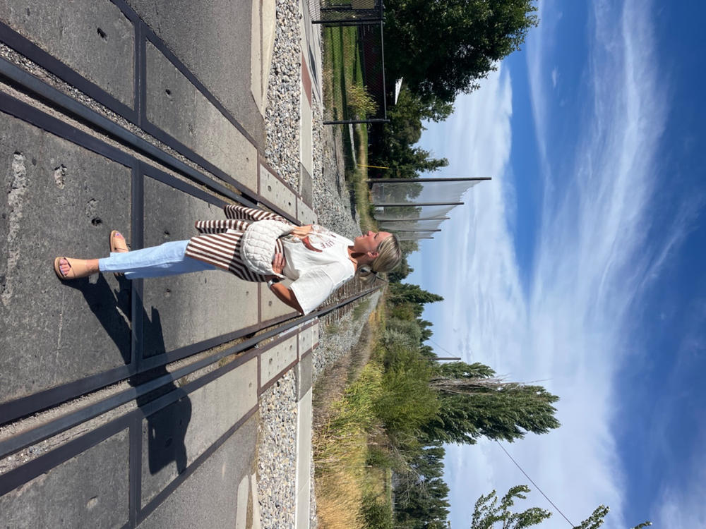 A Single Moment Button Up Cardigan - Customer Photo From Jodi Sanford