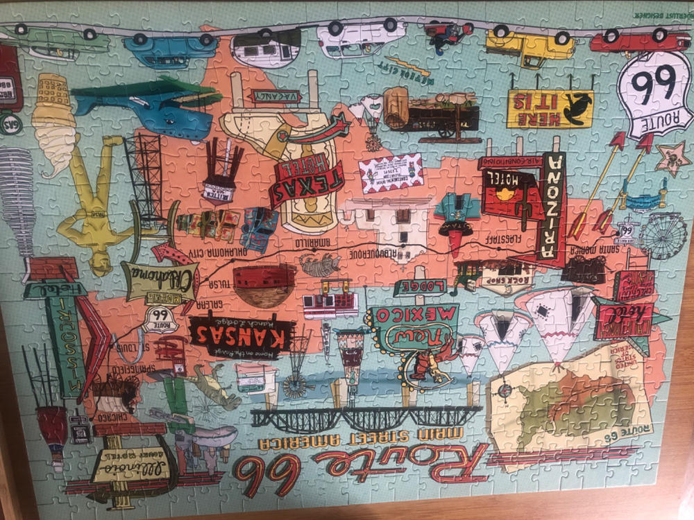 Route 66 500 Piece Puzzle - Customer Photo From Anonymous