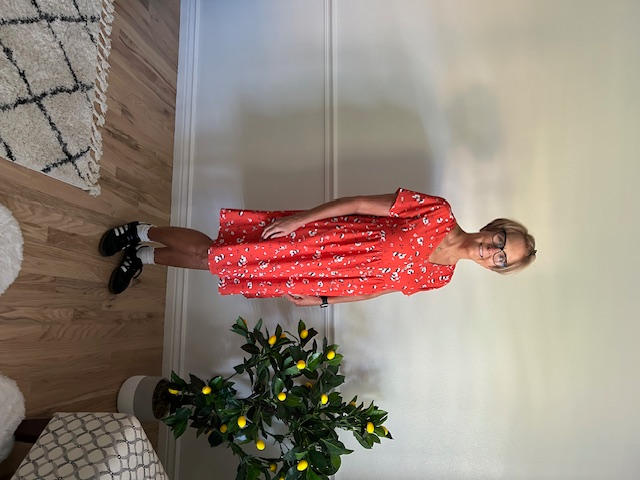 Jackie Button Down Dress - Customer Photo From LIZ ASH