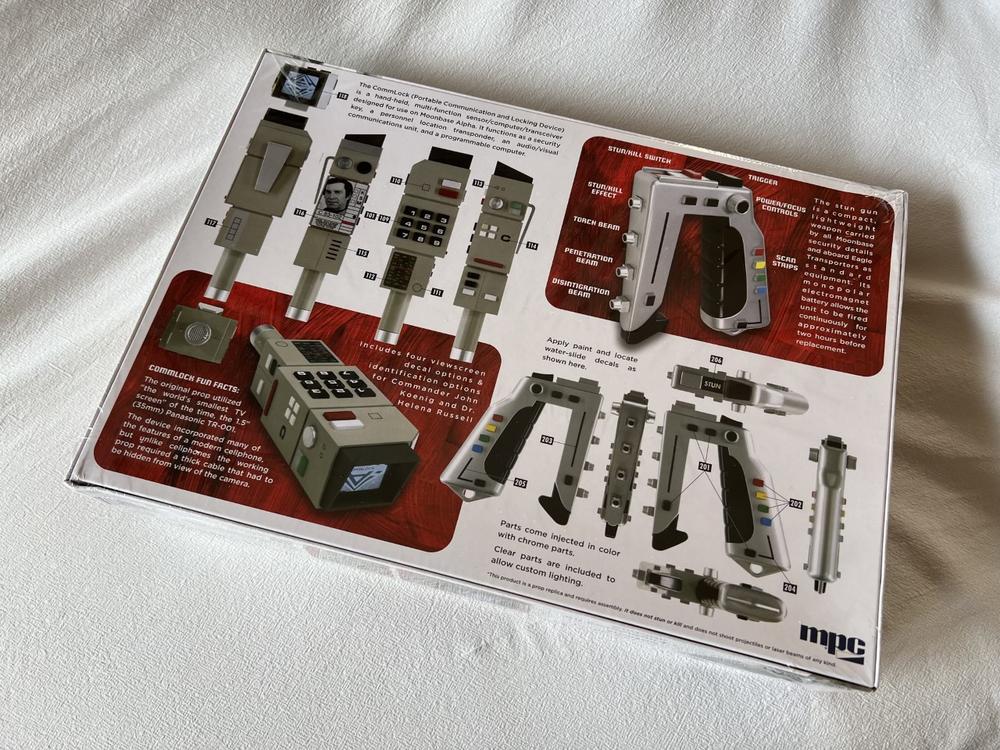 Space: 1999 Stun Gun & Comlock 1/1 Model Kit - Customer Photo From Branko Vekic
