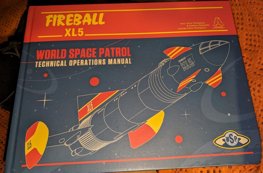 Fireball XL5 World Space Patrol Technical Operations Manual (Hardcover Book) - Customer Photo From Ian Luck