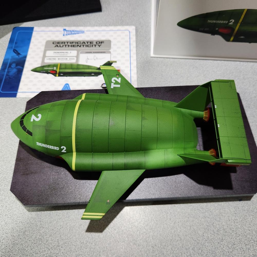Thunderbird 2 Die Cast Collectible – Limited Edition - Customer Photo From Stephen Muller