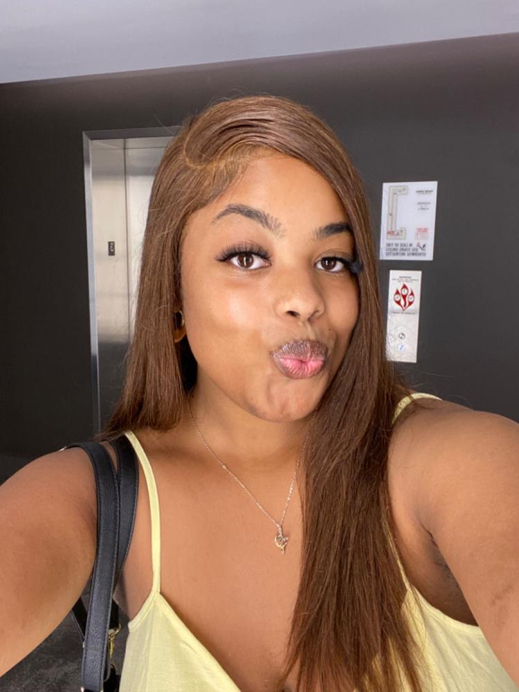 Demi – Faux Mink Clean-Glam Lash (15MM) - Customer Photo From Aliyah Brathwaite