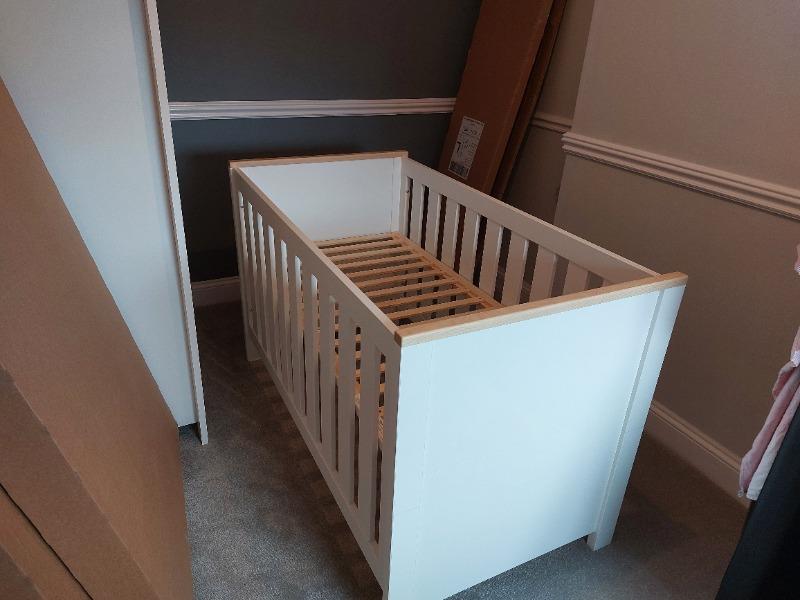 Luna 3 Piece Nursery Furniture Set - White & Oak - Customer Photo From Anonymous