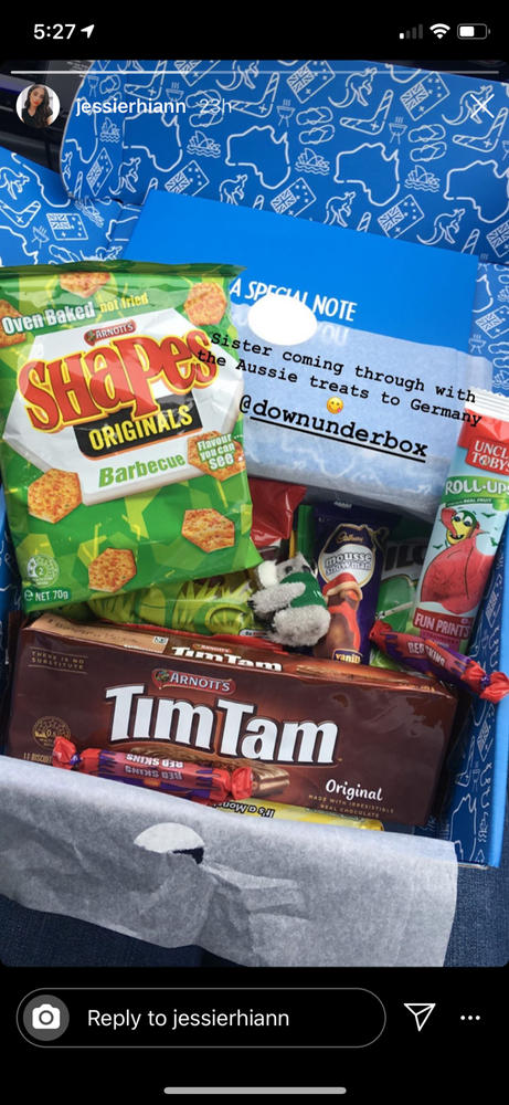 Aussie Christmas Care Package - Customer Photo From Naomi Rossi