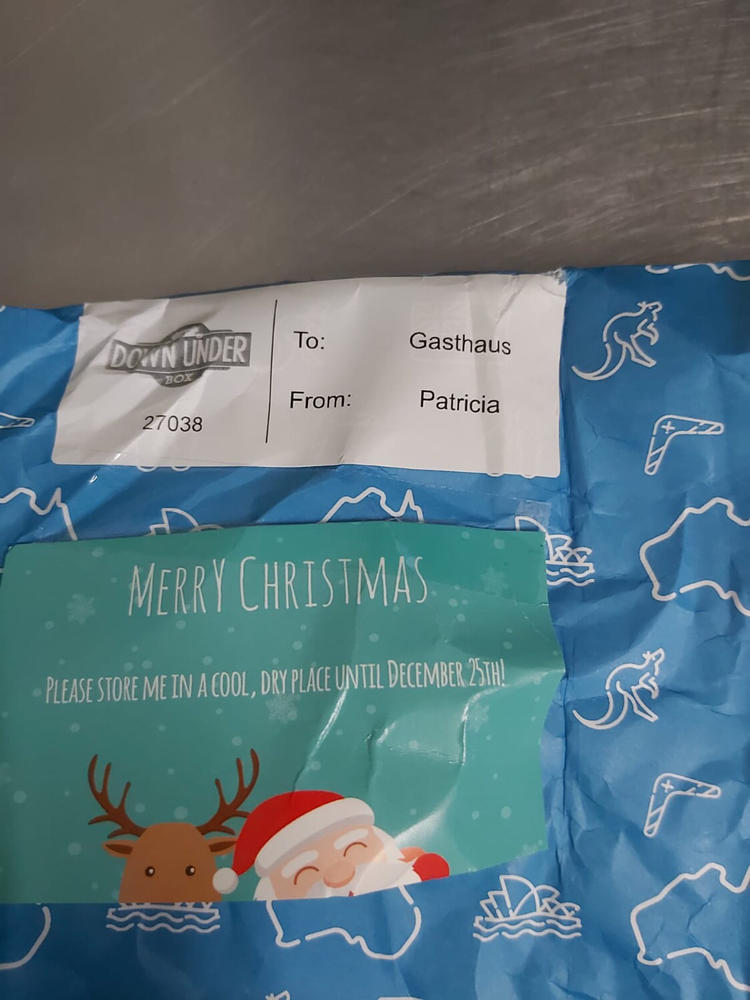 Aussie Christmas Care Package - Customer Photo From Patricia Dechow