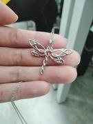 enjoy life creative (47% Only This Week & 15% OFF for 2 Items)925 Sterling Silver Dragonfly Pendant Necklace Irish Celtic Jewelry for Women Ladies Nature Lover (Rose-Gold) Review