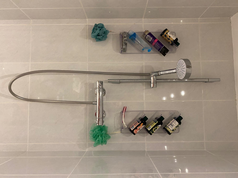 Rustproof & Easy Clean: The ShowerGem Shower Caddy - Customer Photo From Emma Jones
